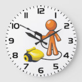 圧力ワッシャの使用 ラージ壁時計 (正面)