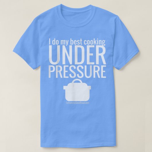 圧力料理愛好家 Tシャツ (デザイン正面)