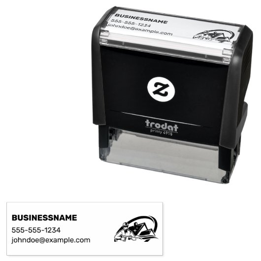 圧力洗モダン浄力ハウスクリーニング セルフインキングスタンプ (インサイチュ)