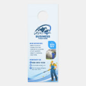 圧力洗モダン浄力ハウスクリーニング ドアノブサイン (正面)