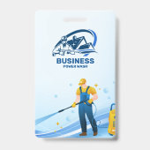 圧力洗モダン浄力ハウスクリーニング バッジ (裏面)