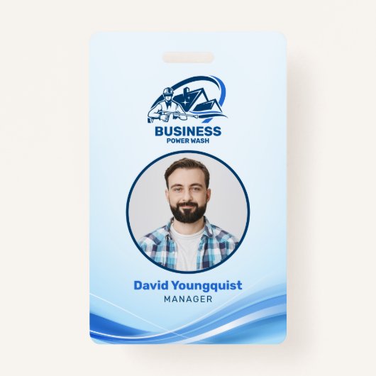 圧力洗モダン浄力ハウスクリーニング バッジ (正面)