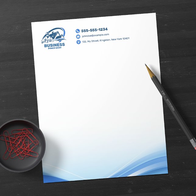 圧力洗モダン浄力ハウスクリーニング レターヘッド (クリエイターアップロード済み)