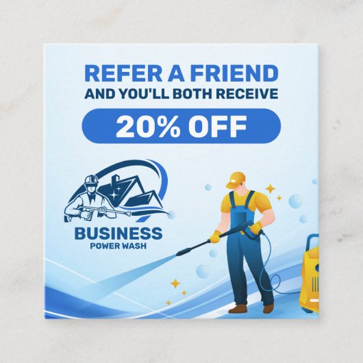 圧力洗モダン浄力ハウスクリーニング 紹介カード (正面)