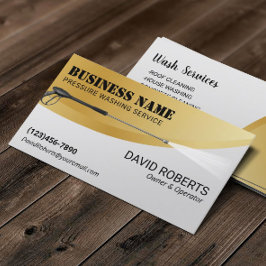 圧力洗モダン浄金ゴールド式動力洗浄洗浄 名刺