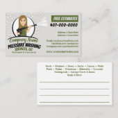 圧力洗剤とマンガのカスタマイズ可能 名刺 (正面/裏面)