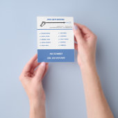 圧力洗浄およびパワー洗浄洗浄フライヤー チラシ (手)