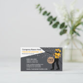 圧力洗浄および洗浄テンプレートの風合 名刺 (スタンド正面)