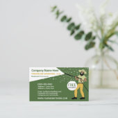 圧力洗浄および洗浄テンプレートの風合 名刺 (スタンド正面)