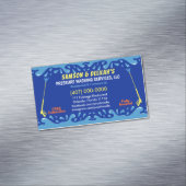 圧力洗浄および洗浄テンプレート マグネット名刺 (インサイチュ)