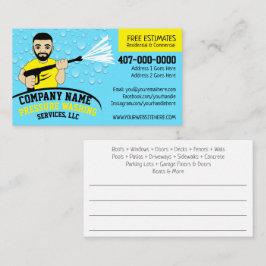 圧力洗浄とクリーニングのカスタマイズ可能なバス 名刺