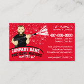 圧力洗浄とクリーニングのカスタマイズ可能なバス 名刺 (正面)