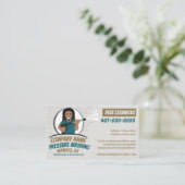 圧力洗浄とクリーニングのカスタマイズ可能なバス 名刺 (スタンド正面)