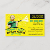 圧力洗浄とクリーニングのカスタマイズ可能なバス 名刺 (正面)