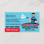 圧力洗浄とクリーニングのカスタマイズ可能なバス 名刺 (正面)