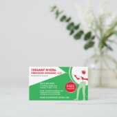 圧力洗浄とクリーニングの名刺テンプレート 名刺 (スタンド正面)