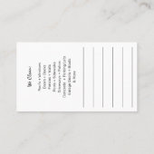 圧力洗浄とクリーニングの名刺テンプレート 名刺 (裏面)