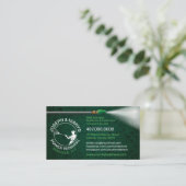 圧力洗浄とクリーニングの名刺テンプレート 名刺 (スタンド正面)