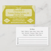 圧力洗浄とクリーニングの名刺テンプレート 名刺 (正面/裏面)