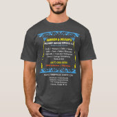 圧力洗浄とクリーニングの名刺テンプレート Tシャツ (正面)