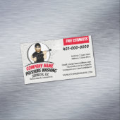 圧力洗浄とクリーニングをカスタマイズ可能 マグネット名刺 (インサイチュ)