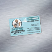 圧力洗浄とクリーニングをカスタマイズ可能 マグネット名刺 (インサイチュ)