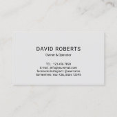 圧力洗浄カスタム用のパワーウォッシュロゴ洗浄 名刺 (裏面)