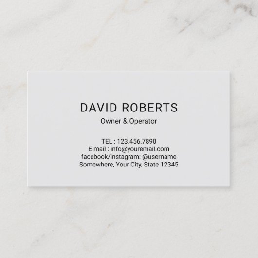 圧力洗浄カスタム用のパワーウォッシュロゴ洗浄 名刺 (裏面)