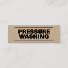 圧力洗浄クラフト スキニー名刺