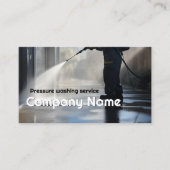圧力洗浄サービスハウス外部クリーナー 名刺 (正面)