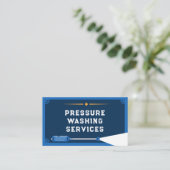 圧力洗浄サービス 名刺 (スタンド正面)
