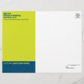 圧力洗浄フライヤーテンプレート チラシ (裏面)