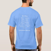 圧力洗浄会社Tシャツテンプレート Tシャツ (裏面)
