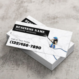 圧力洗浄力大理石洗浄 名刺