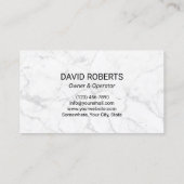 圧力洗浄力大理石洗浄 名刺 (裏面)