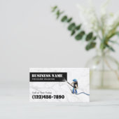 圧力洗浄力大理石洗浄 名刺 (スタンド正面)