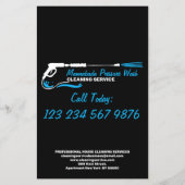 圧力洗浄力洗浄プロフェッショナルクリーン チラシ (裏面)