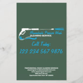 圧力洗浄力洗浄プロフェッショナルグリーン チラシ (裏面)