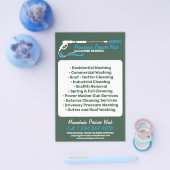 圧力洗浄力洗浄プロフェッショナルグリーン チラシ (シングル)