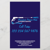 圧力洗浄力洗浄プロフェッショナル海軍 チラシ (裏面)