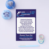 圧力洗浄力洗浄プロフェッショナル海軍 チラシ (シングル)