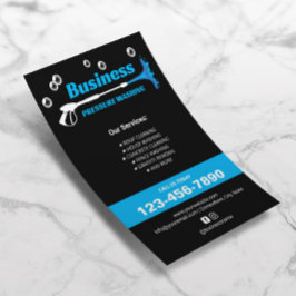 圧力洗浄力洗浄機戸洗浄ブラック チラシ