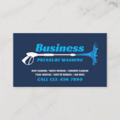 圧力洗浄力洗浄機海軍クリーニング 名刺 (正面)