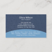 圧力洗浄力洗浄水滴 名刺 (裏面)