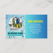 圧力洗浄力洗浄水滴 名刺 (裏面)