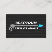 圧力洗浄力洗浄金ゴールド黒業 名刺 (正面)