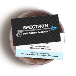 圧力洗浄力洗浄金ゴールド黒業 名刺