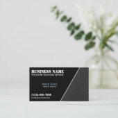 圧力洗浄力黒水滴 名刺 (スタンド正面)