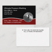 圧力洗浄及び清掃用名刺 名刺 (正面/裏面)