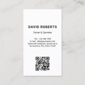 圧力洗浄可愛いパワーウォッシャーハウスクリーニング 名刺 (裏面)